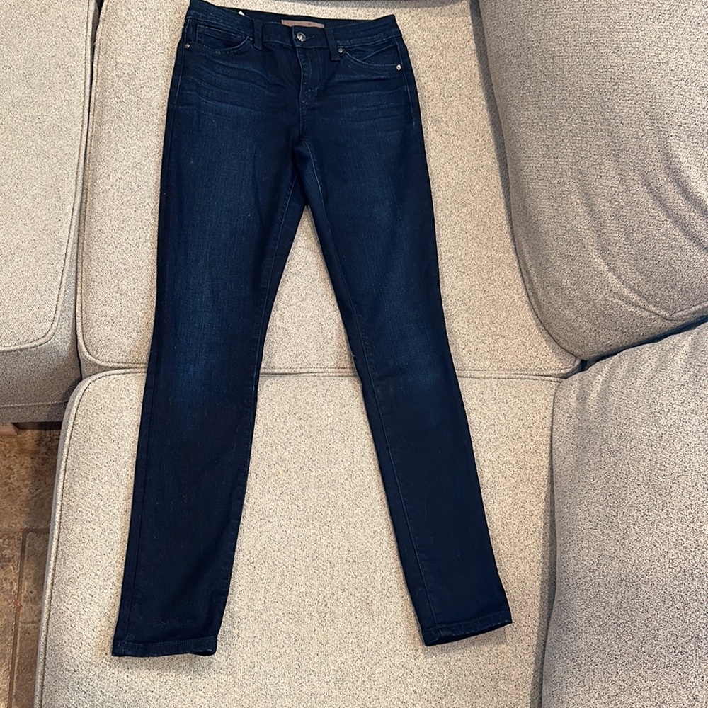 Joe’s dark jeans